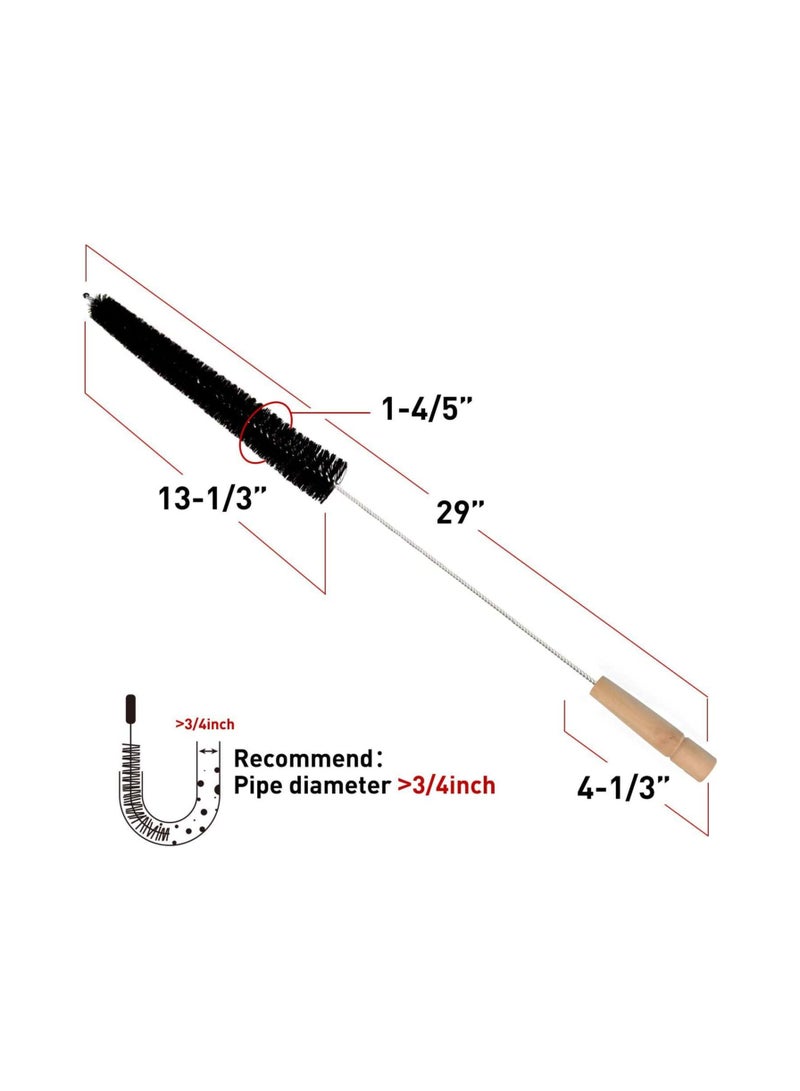 2 Pack Dryer Vent Cleaner Kit Dryer Lint Brush Vent Trap Cleaner Long Flexible