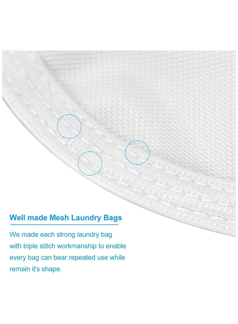 3 Pcs Delicates Laundry Bags Fine Mesh Wash Bag Mesh Laundry Bags Travel Storage Organize Bag Clothing Washing Bags for Lingerie Underwear Bra Silk Socks with Hanging Loop