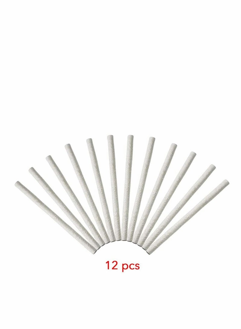 12 Pcs Replacement Fiberglass Wick For Wine Bottle Tiki Torches Patio Lighting Garden Lights Oil Lamps