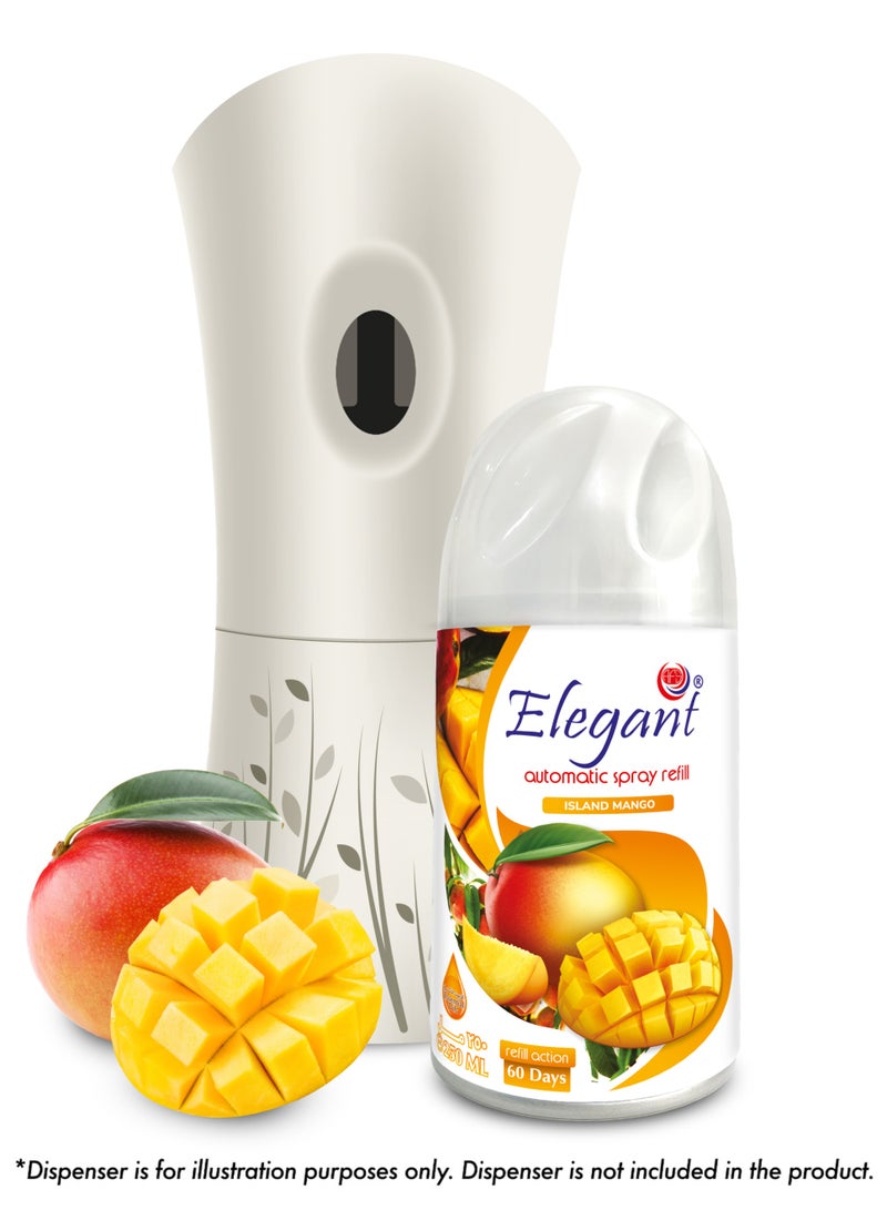 6 Piece Island Mango Automatic Refill Spray Set 250ml