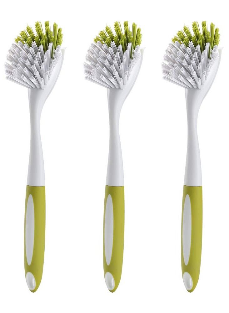 3 Pieces Pot Cleaning Tool Long Handle Brush Cleaning Brush