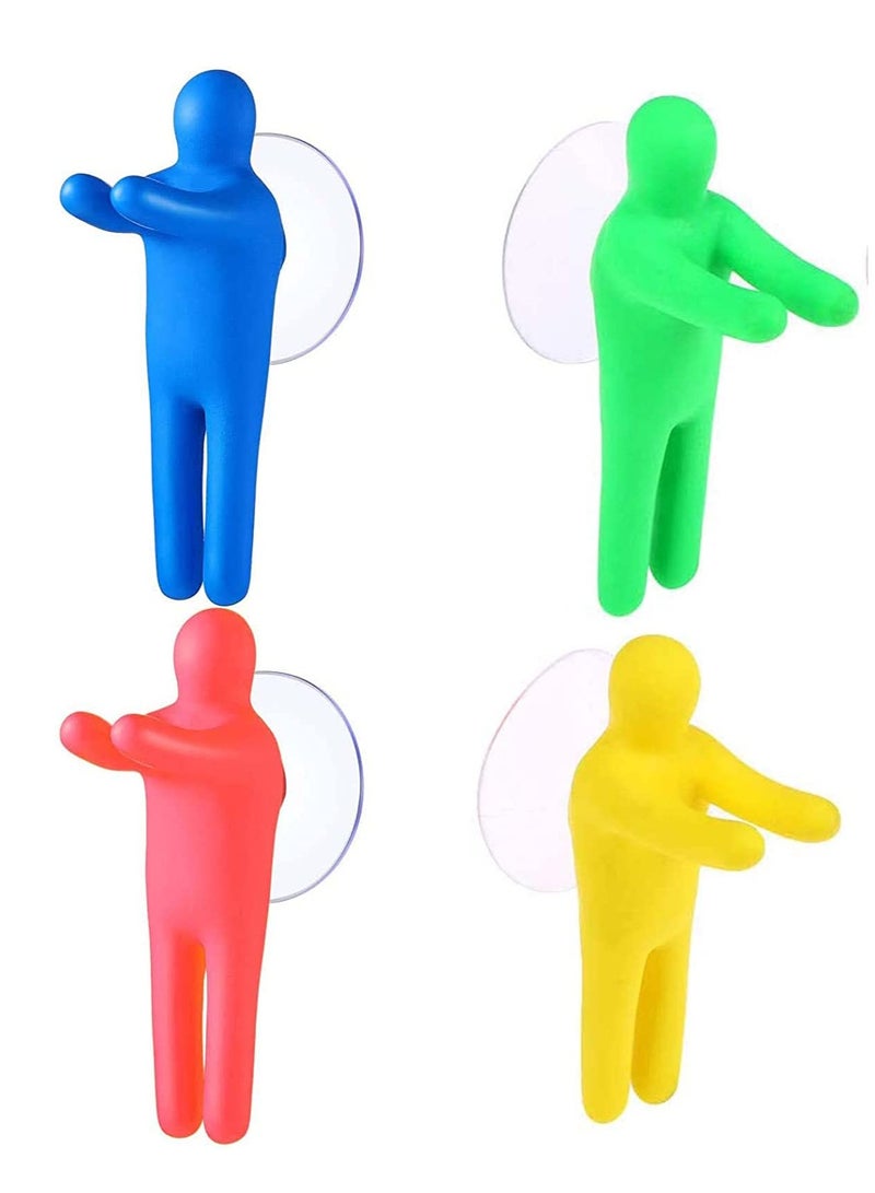 Colorful Toothbrush Holder Set Perfect For Motivating Your Children To Brush Their Teeth Pack Of 4 Suction Cup Hooks