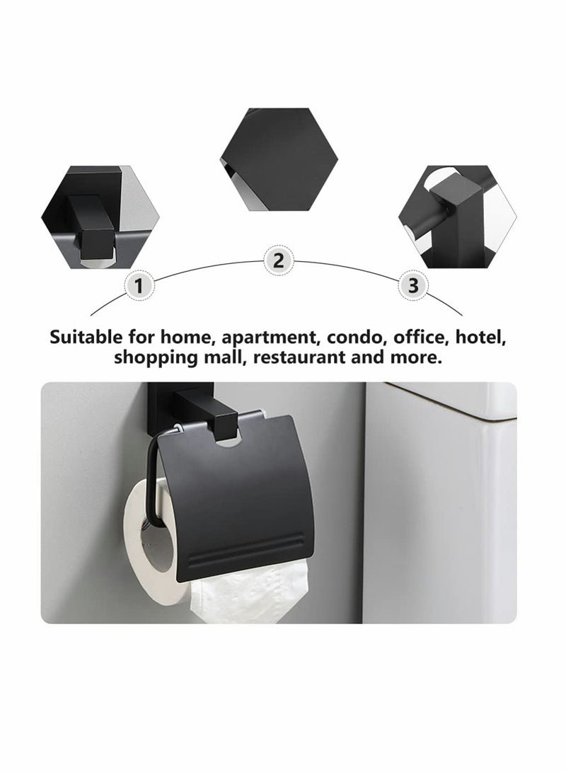 KASTWAVE Toilet Tissue Roll Dispenser Toilet Roll Holder Bathroom Kitchen Wall Mount Toilet Paper Roll Holder for Bathroom Kitchen Washroom