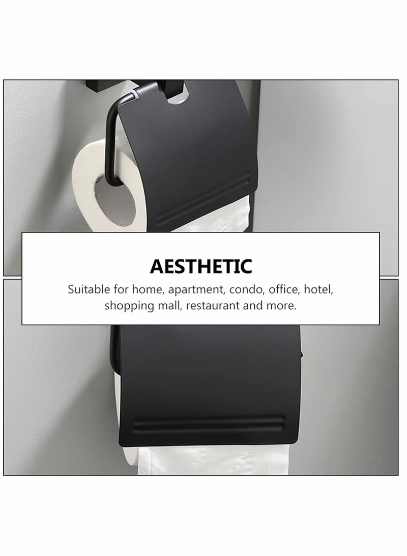 KASTWAVE Toilet Tissue Roll Dispenser Toilet Roll Holder Bathroom Kitchen Wall Mount Toilet Paper Roll Holder for Bathroom Kitchen Washroom