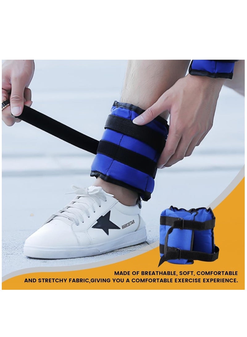 Spall Ankle And Wrist Weight Fully Adjustable Strap For Women Men Kids Weighted Ankle Fitness Workout Walking Running Jogging Exercise Gym