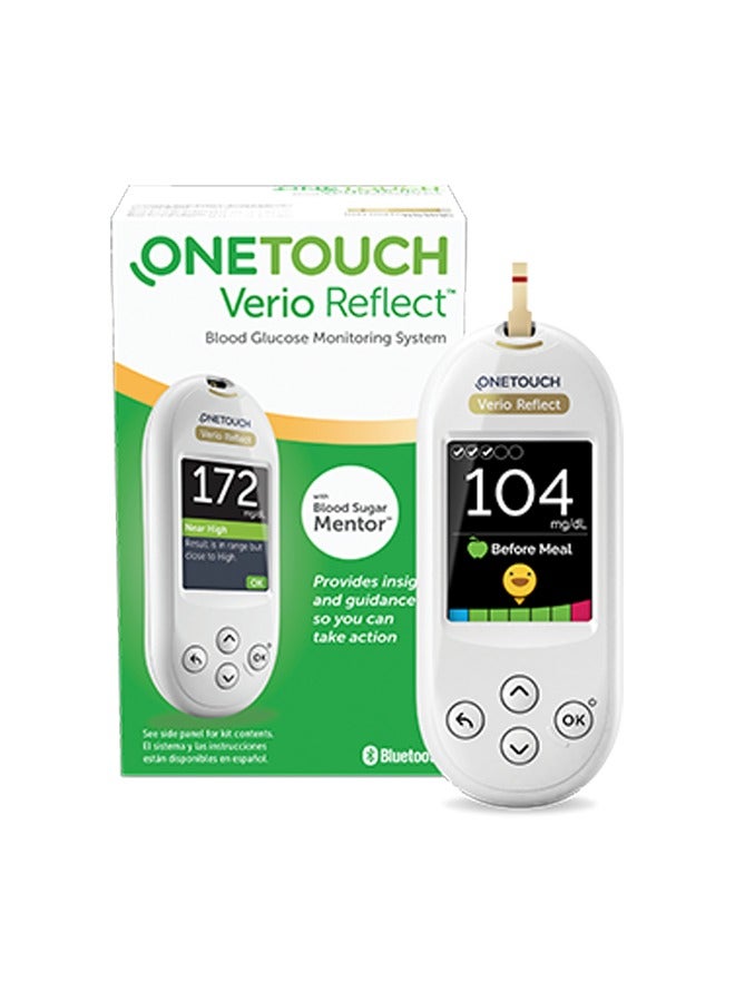 Verio Reflect Blood Glucose Meter + Verio Test Strips