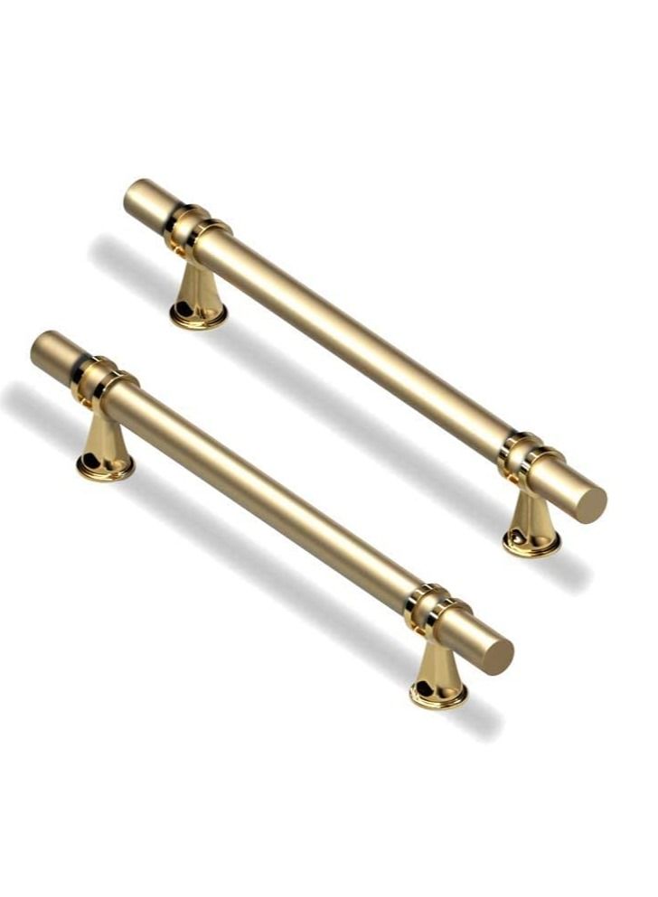 Kitchen Wardrobe Handles with Screws Zinc Alloy Cabinet Cupboard Handle Pull Handle Door Handle Set for Kitchen Drawer Bedroom Furniture 2PCS 160mm