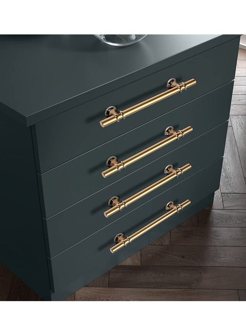 Kitchen Wardrobe Handles with Screws Zinc Alloy Cabinet Cupboard Handle Pull Handle Door Handle Set for Kitchen Drawer Bedroom Furniture 2PCS 160mm