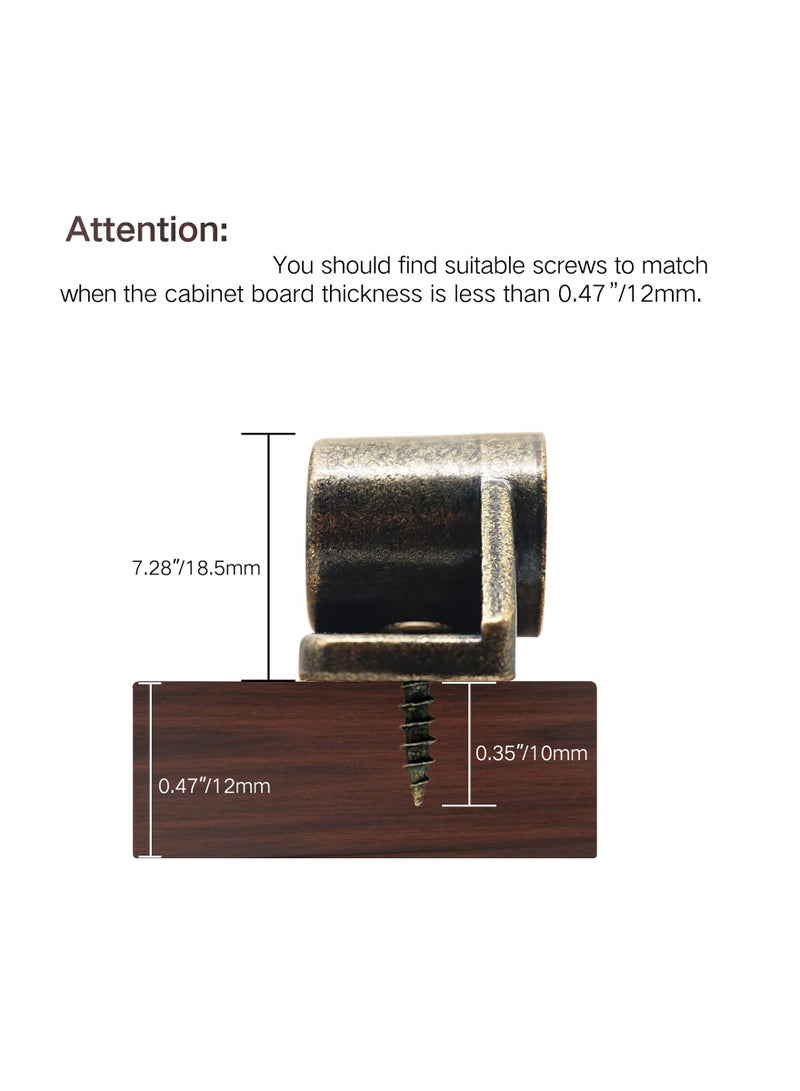 8 Pack Magnetic Cabinet Latch and Catches Strong Magnets for Kitchen Doors Heavy Duty for Closure Closet Door Magnet Cabinet Latch for Cupboard Closer Door Closing Bronze