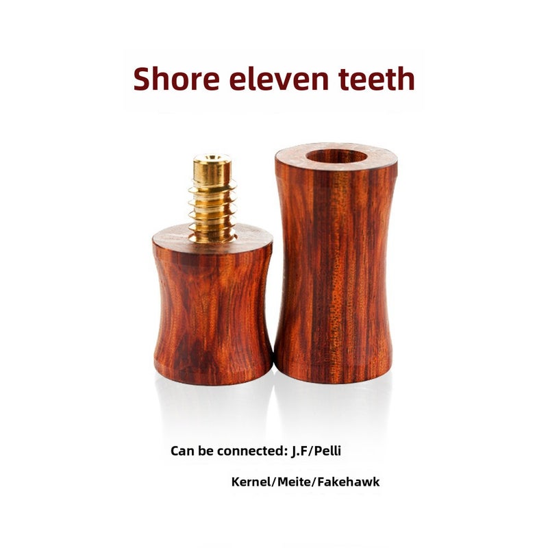 Solid Wood Billiard Cue Mid Wheel Protective CapNepal small leaf sandalwood eleven teeth Nepal small leaf sandalwood eleven teeth