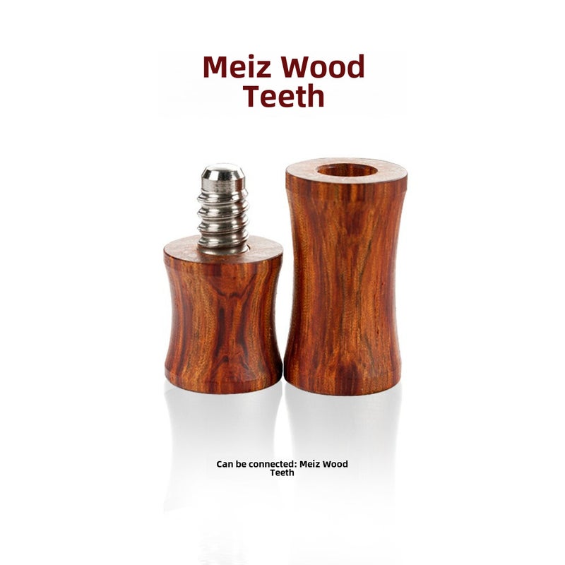 Solid Wood Billiard Cue Mid Wheel Protective CapNepal small leaf sandalwood meiz teeth Nepal small leaf sandalwood meiz teeth