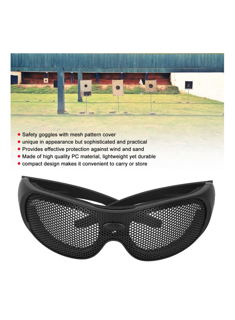 UV400 Safety Goggles with Impact Resistance and Windproof Design for Outdoor Sports and Military Fans