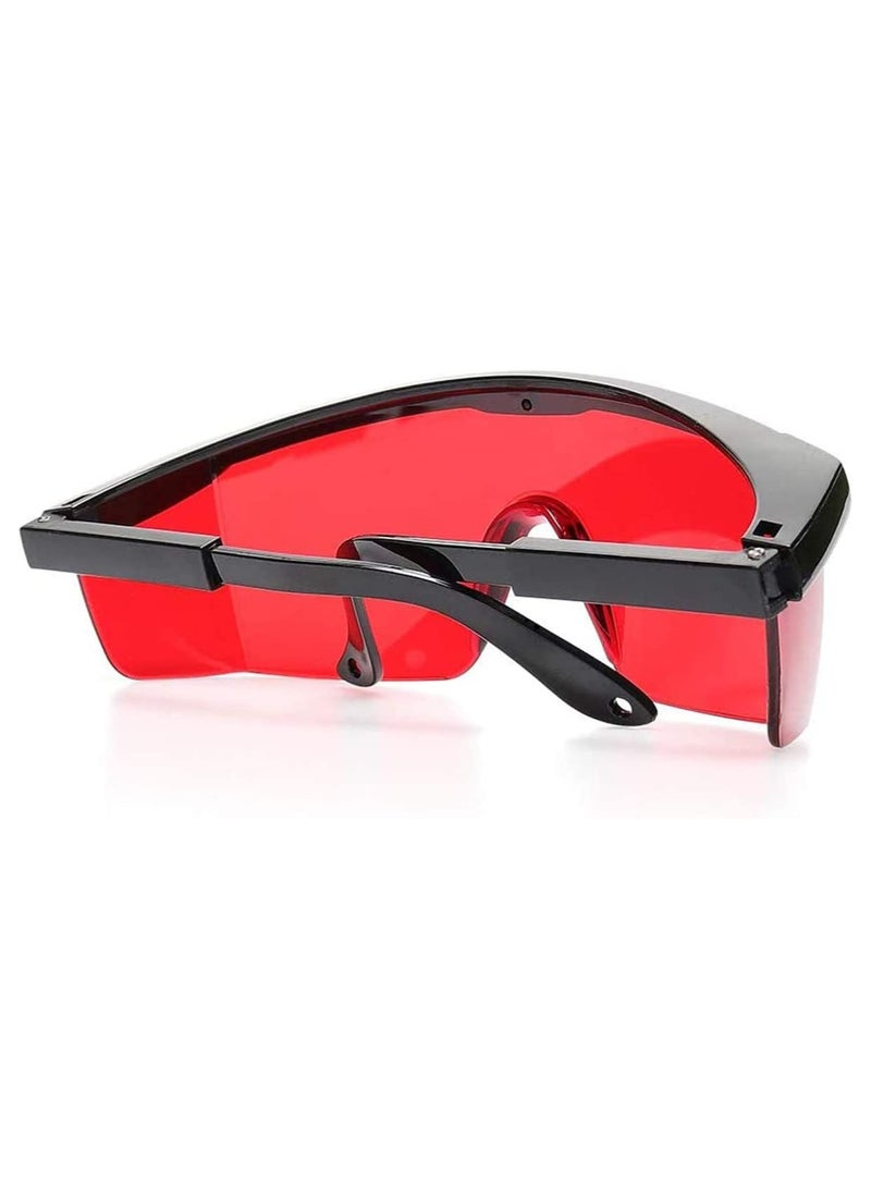 Red Laser Goggles Laser Protective Glasses Anti Laser Safety Glasses Eyes Protection Eyewear for Industrial Use