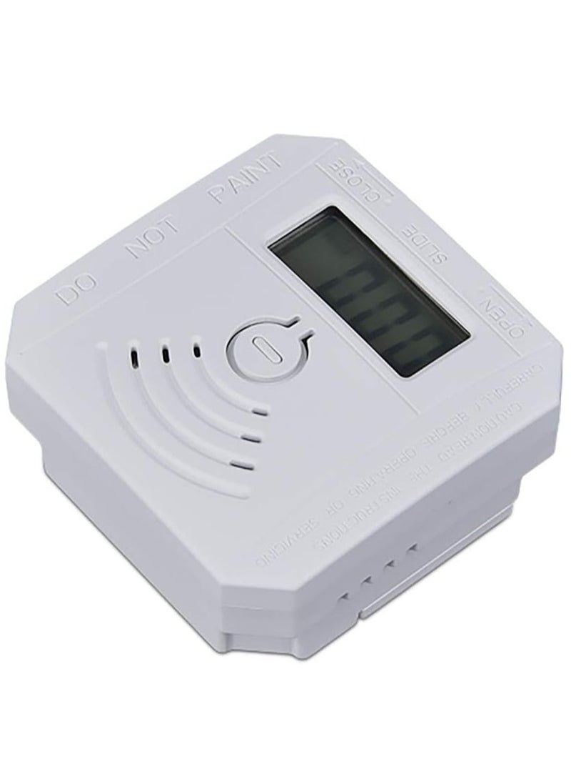 Carbon Monoxide Detector, CO Gas Monitor Alarm Detector CO Sensor with LED Digital Display and Sound Warning for Home, Depot, Battery Powered