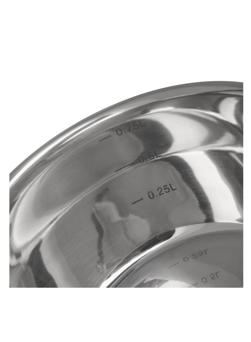 Saucepan 1000mL with Measuring Mark, Stainless Steel Saucepan 14x7cm Felice Series