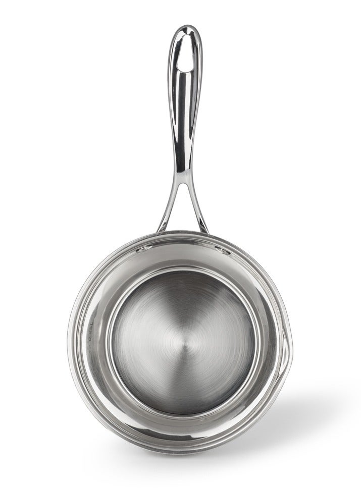 Saucepan 1000mL with Measuring Mark, Stainless Steel Saucepan 14x7cm Felice Series