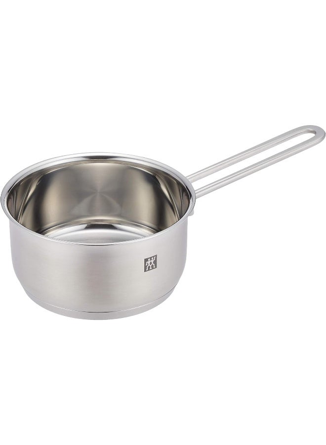 Pico 14Cm Sauce Pan. 18/10 Stainless Steel. Sigma Classic Sandwich Base For All Stove Tops. Stay Cool Handles. Ovensafe