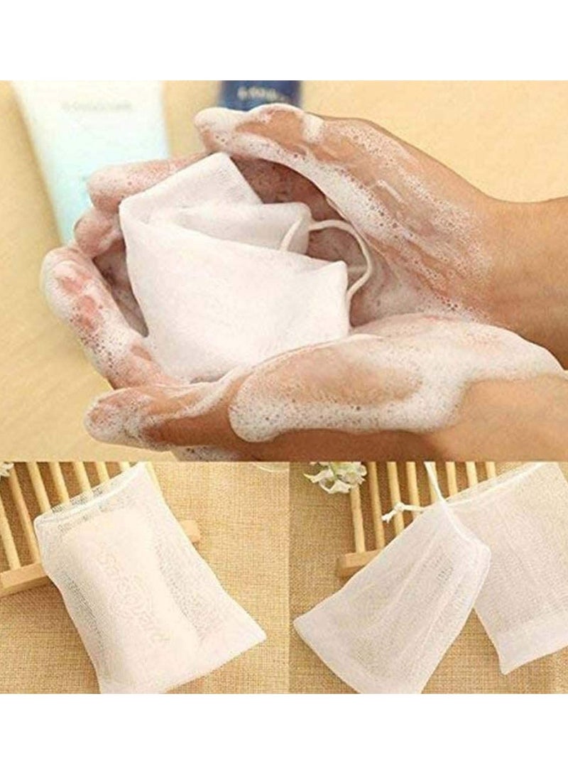 3pcs Leaf Shape Self Draining Soap Box Creative Plastic Dish with Drain and Suction Cup for Shower Bathroom Kitchen with 5 Pcs mesh bags