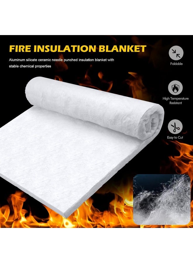 2 PCS Ceramic Fiber Insulation Blanket 24