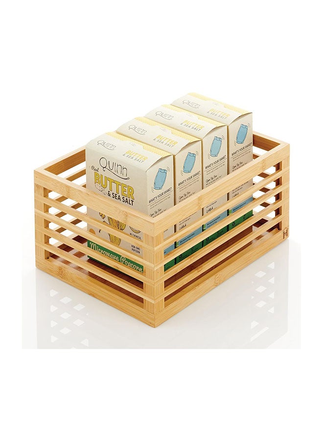 HomePro Bamboo Storage Box Versatile Eco-Friendly Organizer and Storage Solution for Wardrobe Closet and Picnic Essentials Enhancing Aesthetic Appeal While Meeting Your Storage Needs