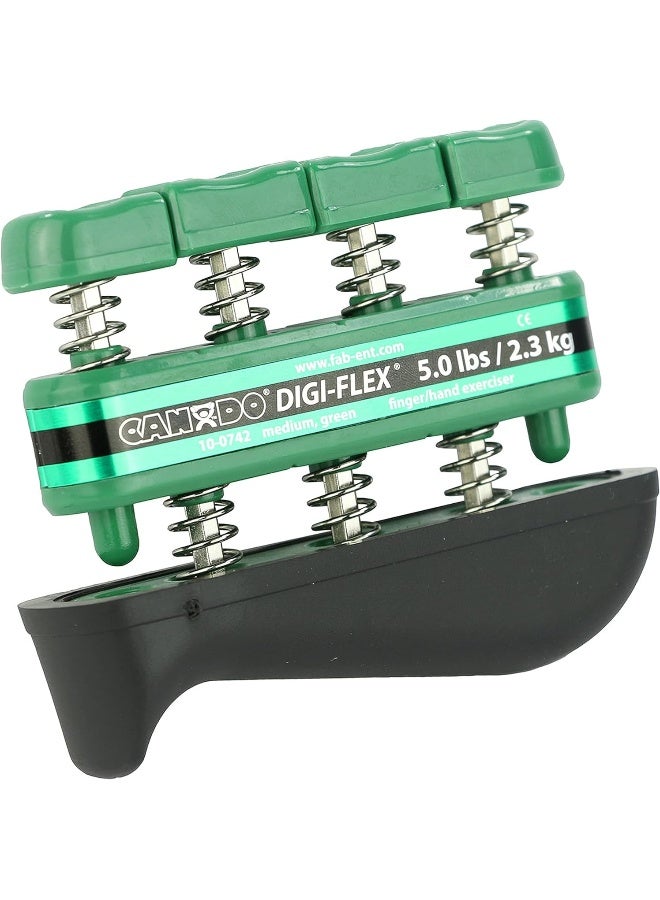 Cando Digi-Flex Hand Exerciser Green Medium Finger (5.0 Lb) / Hand (16.0 Lb)