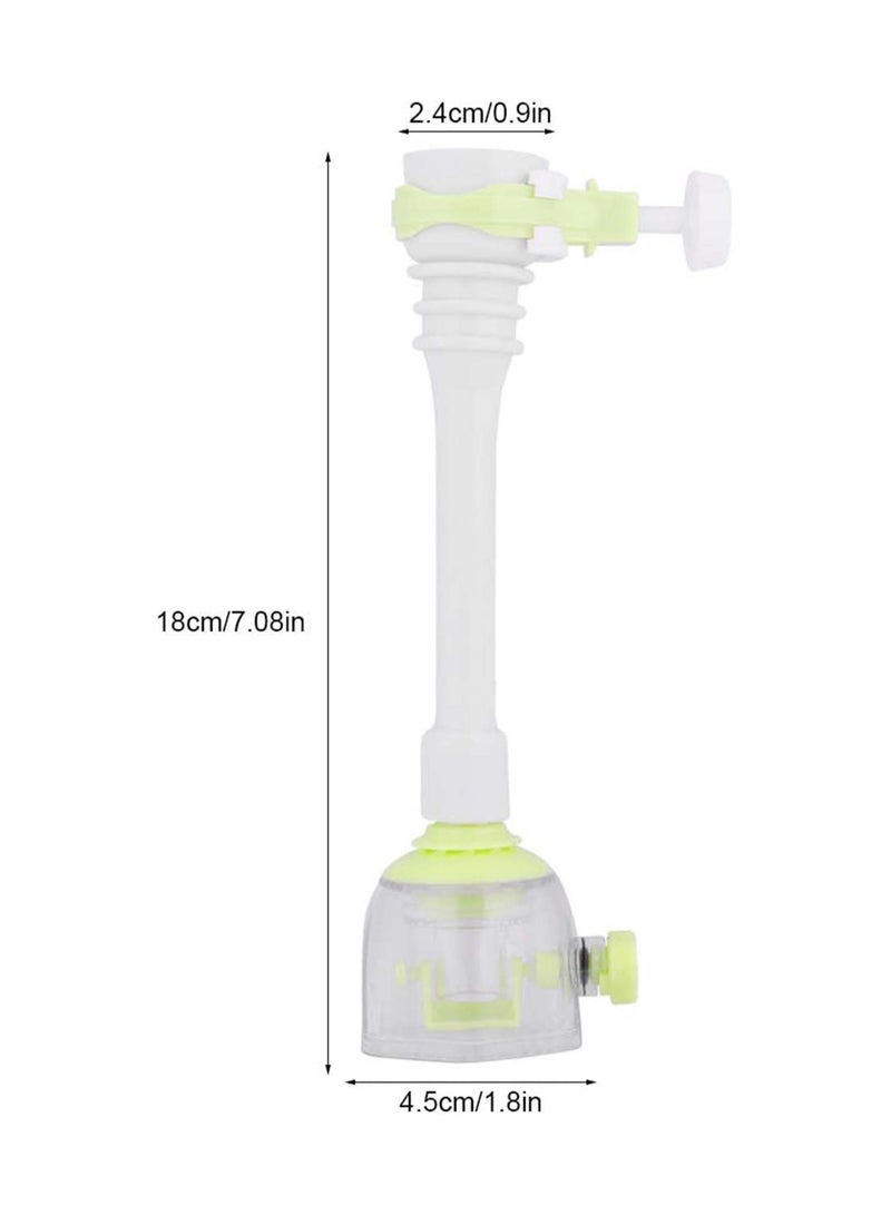 Faucet Nozzle Rotary Water Saving Kitchen Tap Anti Splash Spout Extension Extender Hose Aerator Filter Sprayer Sink Attachment Economizer Bathroom Household 4Pcs