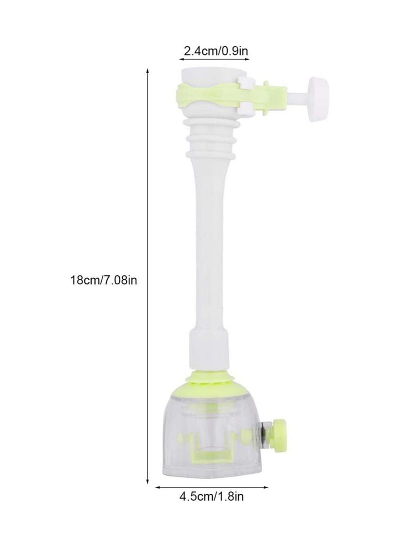 Faucet Nozzle Rotary Water Saving Kitchen Tap Anti Splash Spout Extension Extender Hose Aerator Filter Sprayer Sink Attachment Economizer Bathroom Household 4Pcs