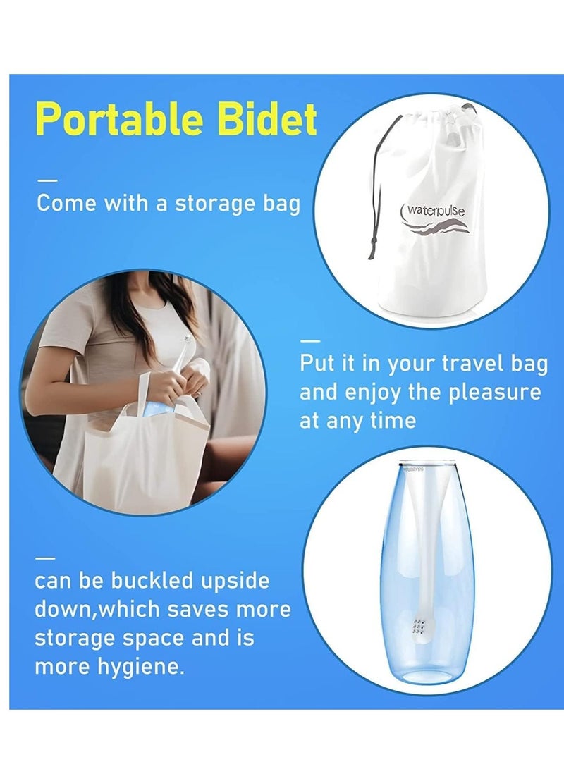 Portable Bidet Peri Bottle for Postpartum Care Peri Bottle for Postpartum Essentials, 450ml Portable Bidet with Travel Bag for Travel Bidet Toilet Paper Substitutes