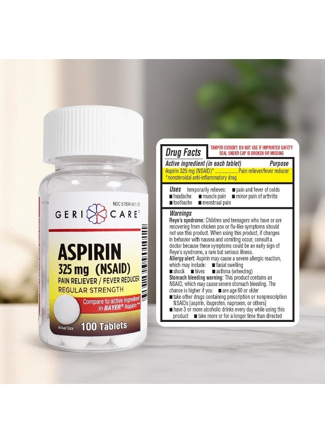 Bottled Aspirin 325Mg 100 Count Bottle (Pack Of 1)