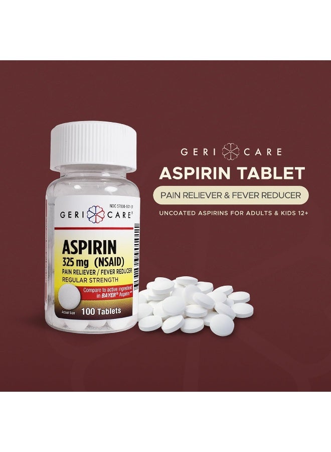 Bottled Aspirin 325Mg 100 Count Bottle (Pack Of 1)