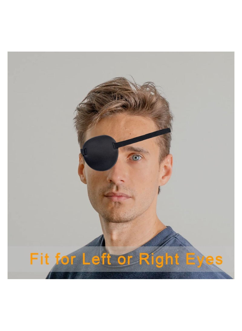 6PCS Eye Patch, Super Soft Eye Patches, Adjustable Medical Eye Patch for Adults and Kids, Amblyopia Lazy Eye Patches for Left or Right Eyes, 6 Colors
