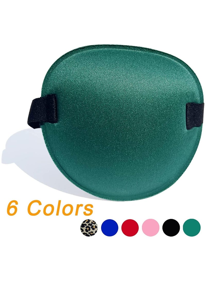 6PCS Eye Patch, Super Soft Eye Patches, Adjustable Medical Eye Patch for Adults and Kids, Amblyopia Lazy Eye Patches for Left or Right Eyes, 6 Colors