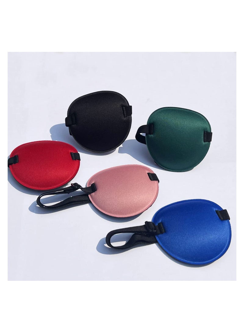6PCS Eye Patch, Super Soft Eye Patches, Adjustable Medical Eye Patch for Adults and Kids, Amblyopia Lazy Eye Patches for Left or Right Eyes, 6 Colors