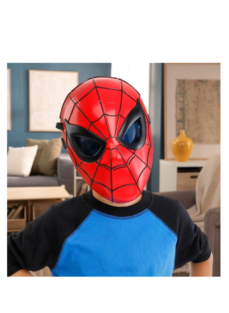 Marvel Spiderman Electronic Mask With Retractable Light-Up Eyes