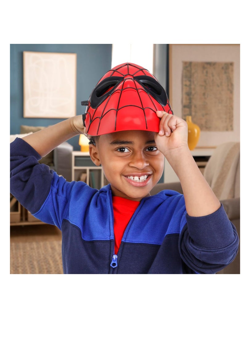 Marvel Spiderman Electronic Mask With Retractable Light-Up Eyes