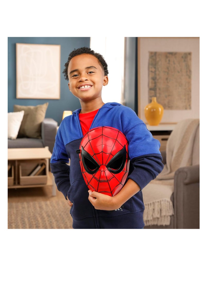 Marvel Spiderman Electronic Mask With Retractable Light-Up Eyes