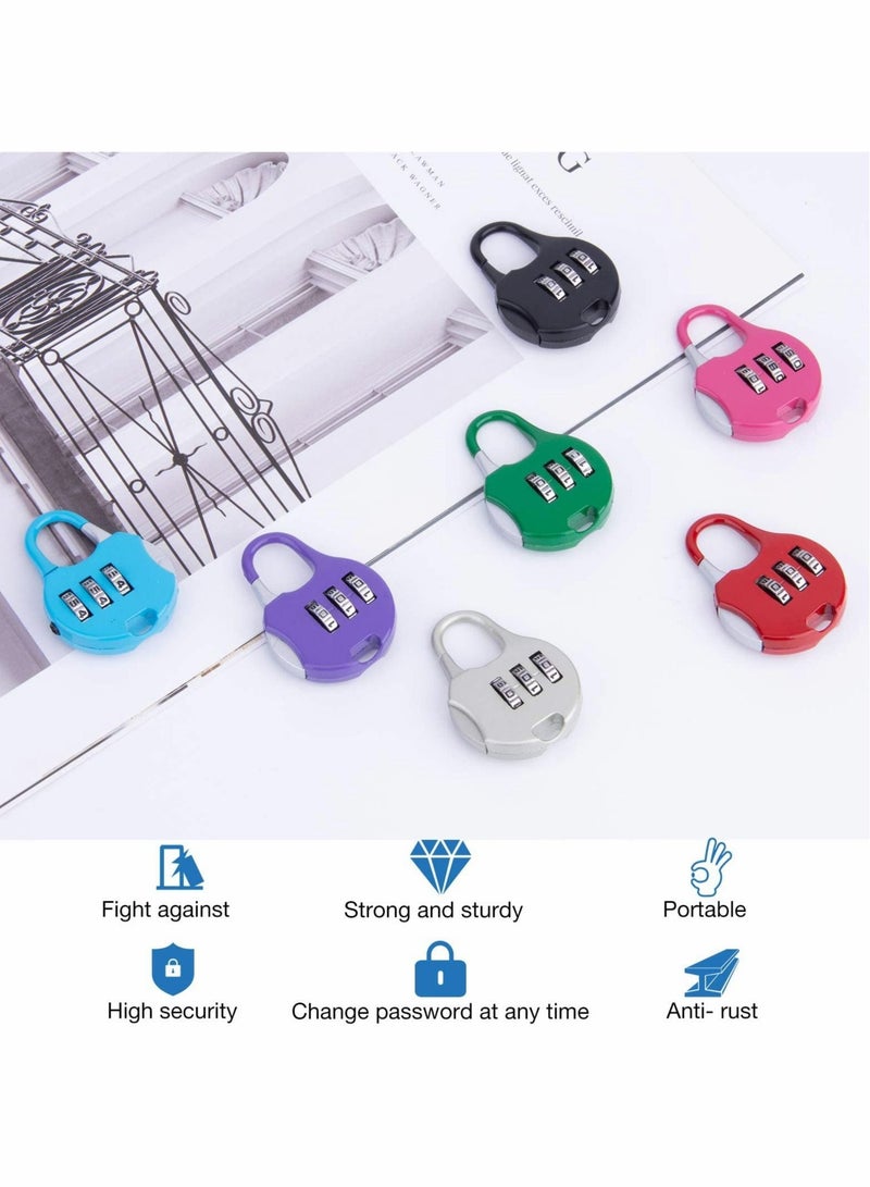 Luggage Lock Padlock Combination School Gym Locker Adjustable 3 Digit