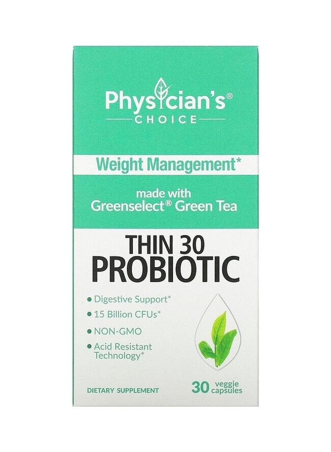 Thin 30 Probiotic Capsules