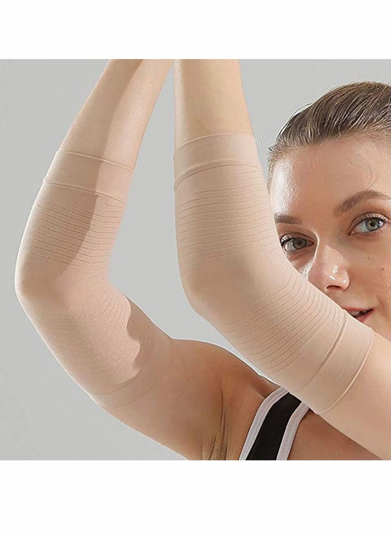 Women Ultra-thin Elastic Weight Loss Thigh Leg Massage Shaper Slimming Compression Arm Shaper Burn Fat Weight Loss Arm Arm Slimming Shaper Wrap Arm Compression Sleeve for Upper