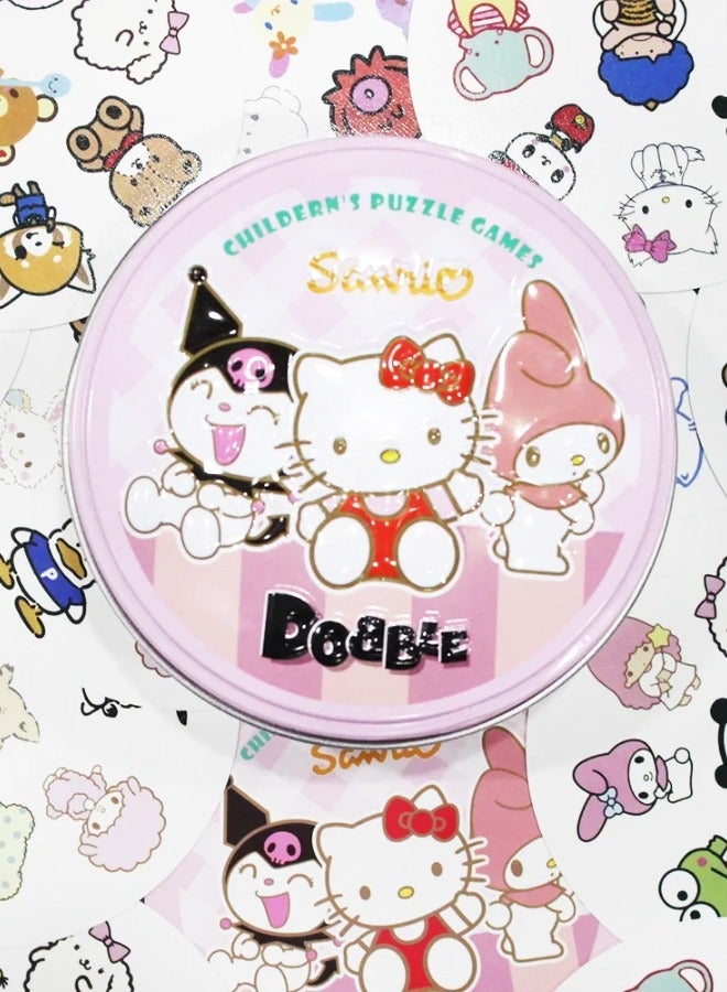 Spot It! Hello Kitty Sanrio Characters Solitaire Card Game Super Pack Bundle | Classic and Sanrio Series | Fun Visual Game for Kids and Adults | Age 6+ | 2-5 Players | Average Playtime 15 Minutes