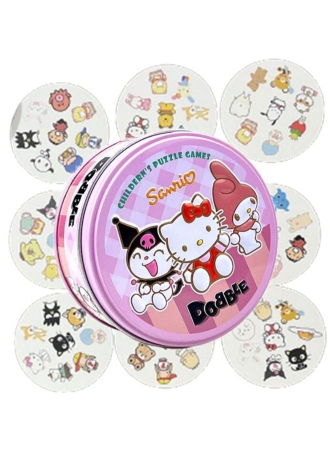 Spot It! Hello Kitty Sanrio Characters Solitaire Card Game Super Pack Bundle | Classic and Sanrio Series | Fun Visual Game for Kids and Adults | Age 6+ | 2-5 Players | Average Playtime 15 Minutes