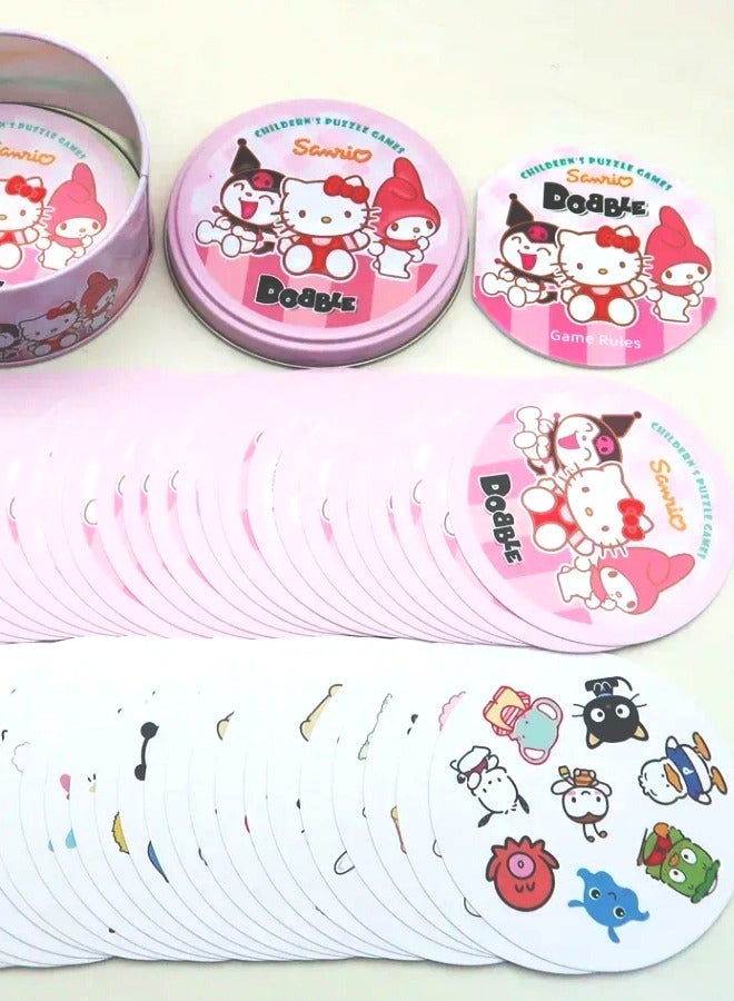 Spot It! Hello Kitty Sanrio Characters Solitaire Card Game Super Pack Bundle | Classic and Sanrio Series | Fun Visual Game for Kids and Adults | Age 6+ | 2-5 Players | Average Playtime 15 Minutes