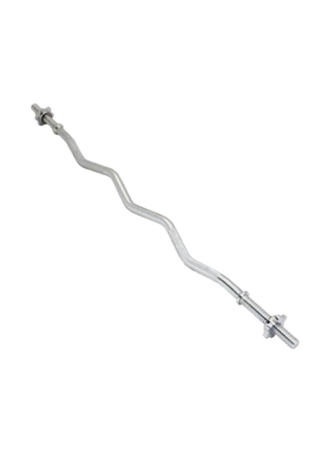 Curved Barbell Bar With Star-Lock 120cm