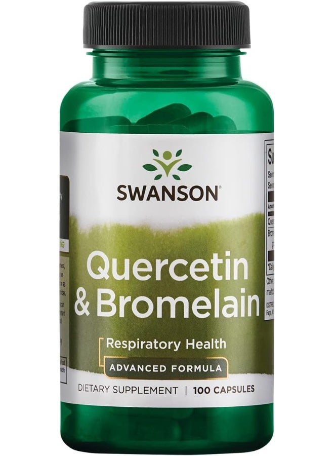 Quercetin & Bromelain 500 Mg / 156 Mg 100 Caps