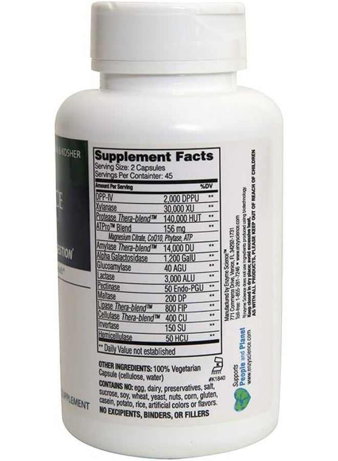 Intolerance Complex 90 Capsules Comprehensive Support For Common Digestive Sensitivities Gluten Casein Phenol Sensitivities And Complex Carbohydrates Intolerance Relief