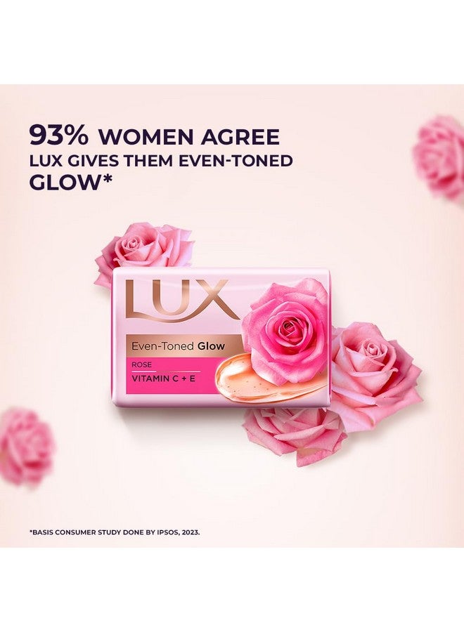 Even-Toned Glow Bathing Soap Infused With Rose & E For Superior Glow Offer Pack Of 8 X 150G