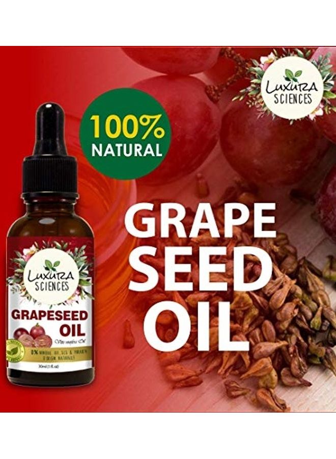 Organic Grapeseed Oil Clear 30ml