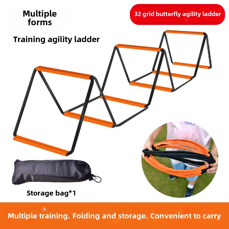 Multi-Function Agility Ladder for Kids Sports Training 32G 12.8 m Multifunctional Agility Ladder Storage Bag