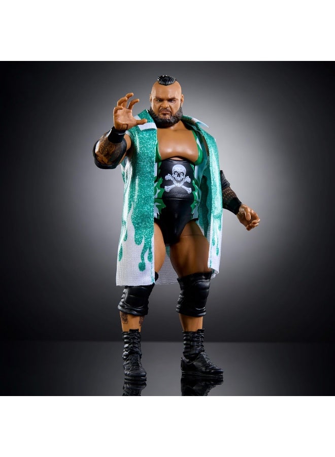 Mattel WWE Elite Action Figure & Accessories, 6-inch Collectible Bronson Reed with 25 Articulation Points, Life-Like Look & Swappable Hands