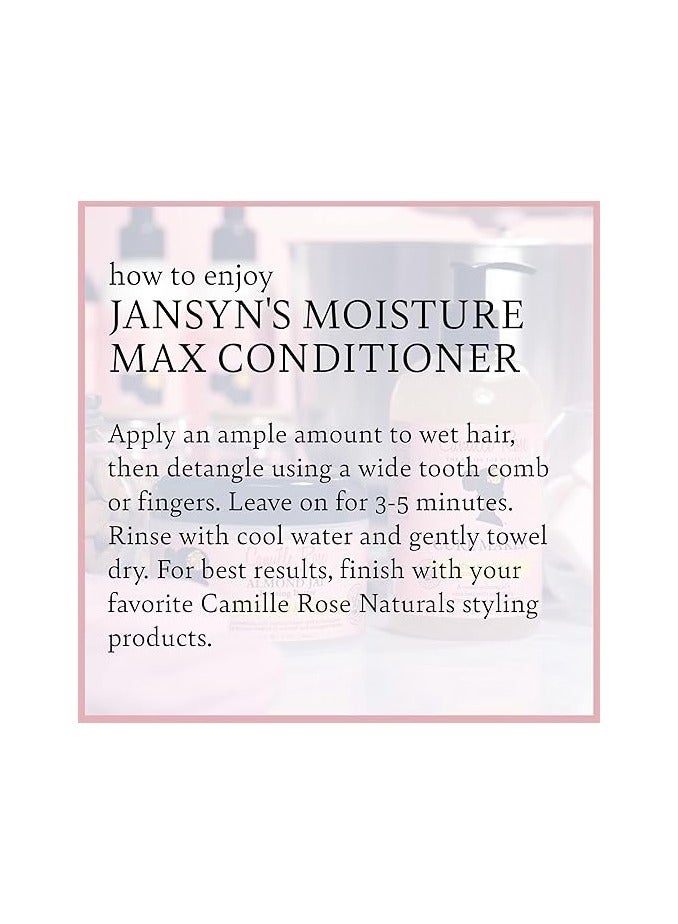 Camille Rose Jansyn's Moisture Max Conditioner, 8 Oz